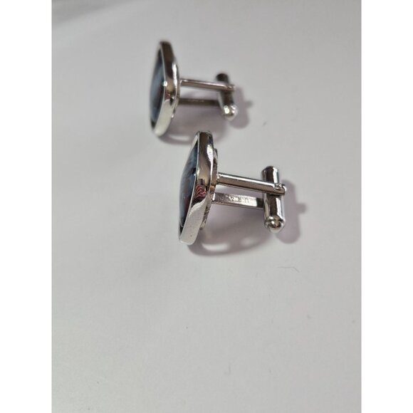 **Last Chance!! Final Sale** Silver tone vintage hickok cufflinks - Picture 7 of 10